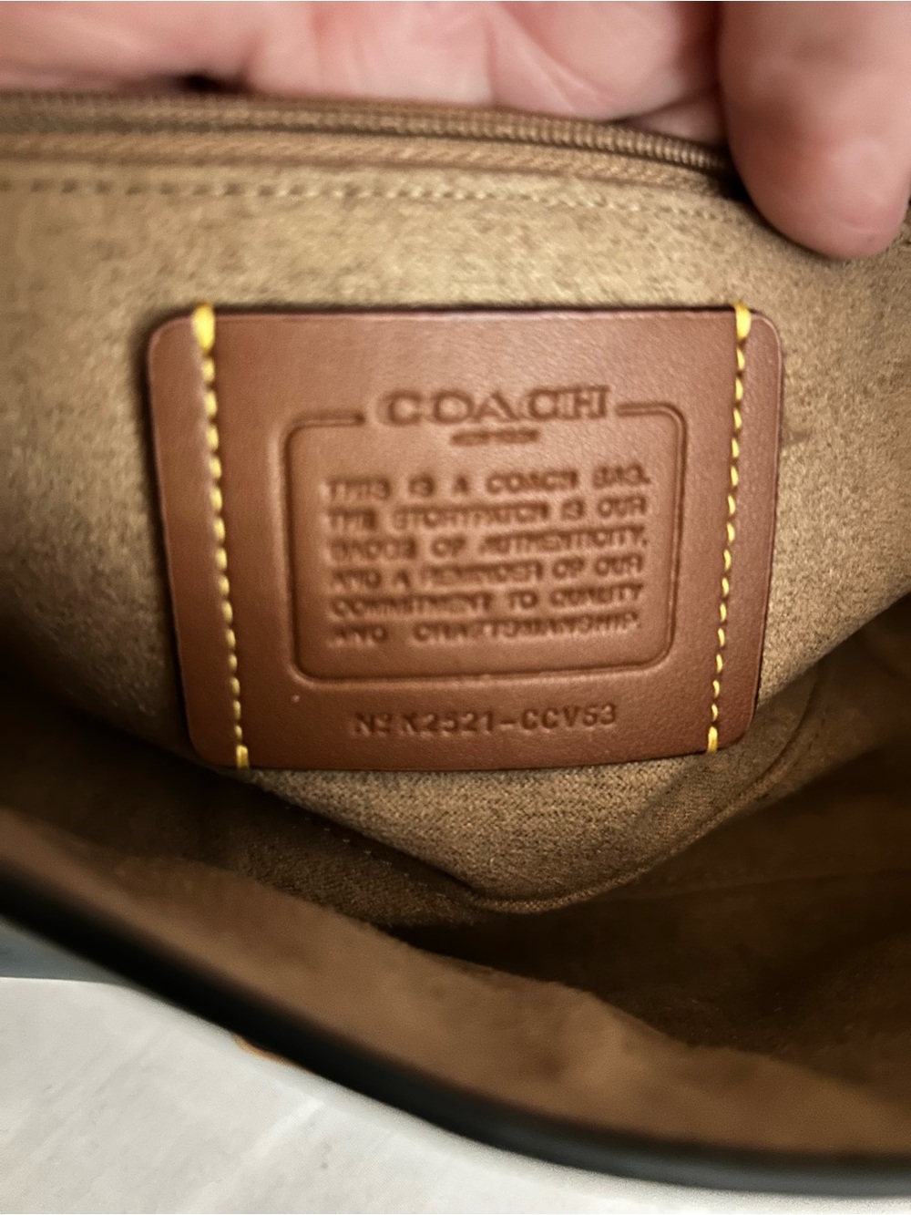 Coach Etta Small Flap in Teal - Picture 10 of 12